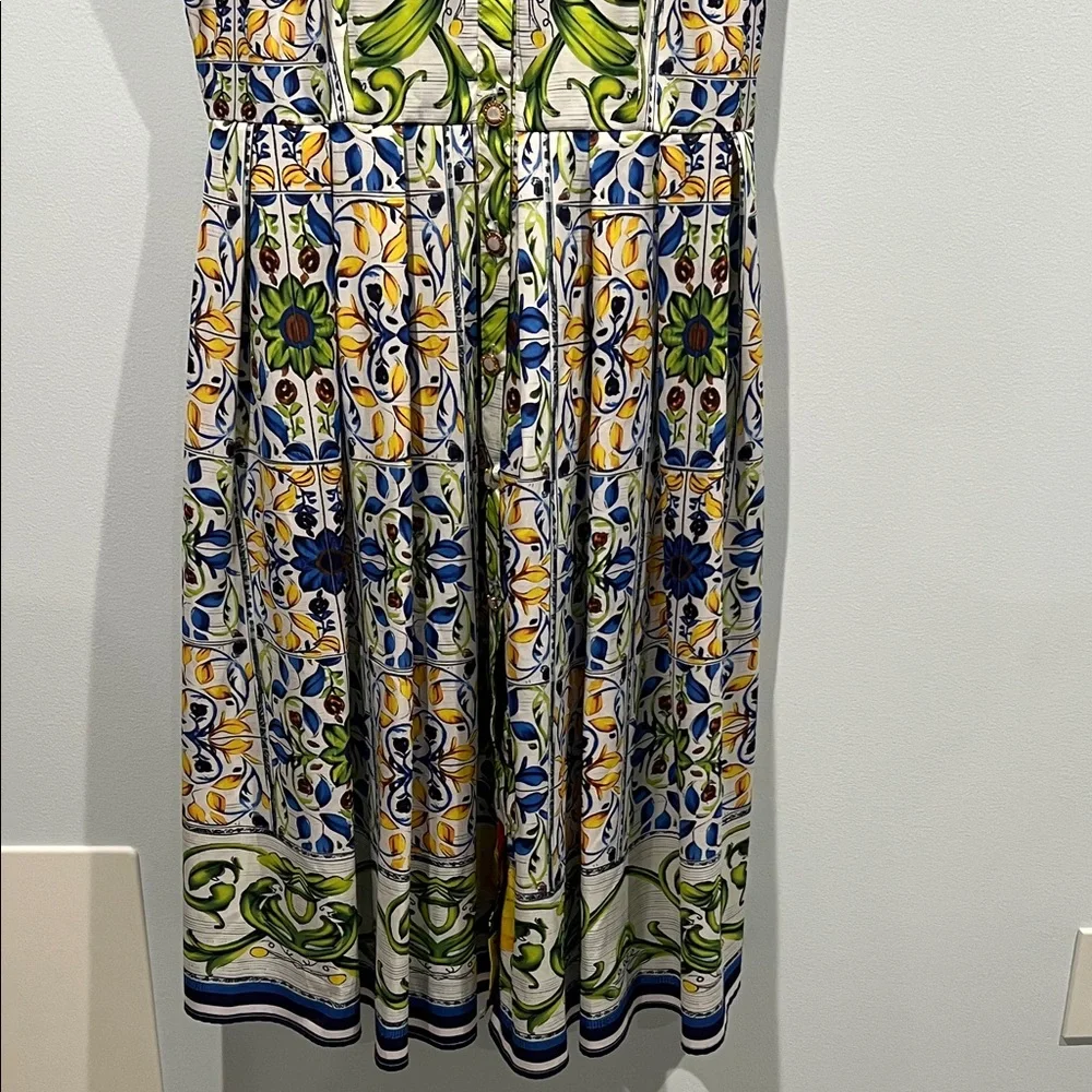 🌟 Dalia McPhee Vibrant Tile Print Maxi Dress – Size Large – Like New 🌟 - Picture 8 of 15